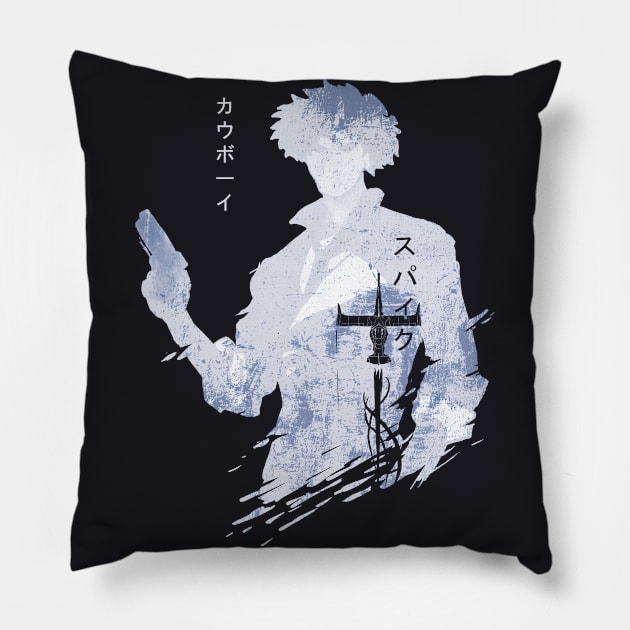 Cowboy Swordfish Txtr.:Cowboy Bebop Pillow by Vertei