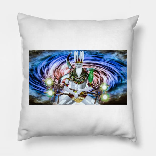 IGBO / AFRICAN GODS : NNANNA / EZE NKA / NZU CHUKWU By SIRIUS-UGO-ART Pillow by uchenigbo