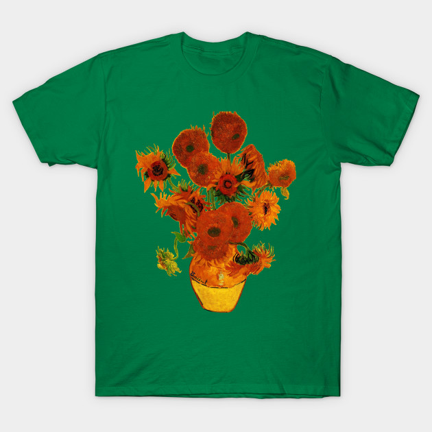 van gogh sunflower shirt
