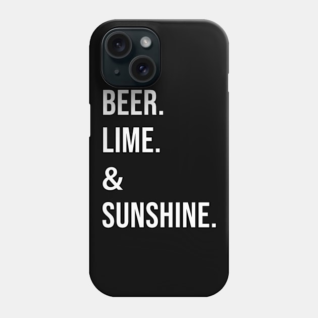 Beer lime and sunshine Phone Case by martinroj