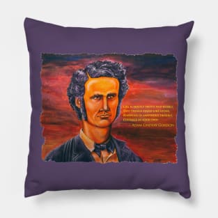 Adam Lindsay Gordon Pillow