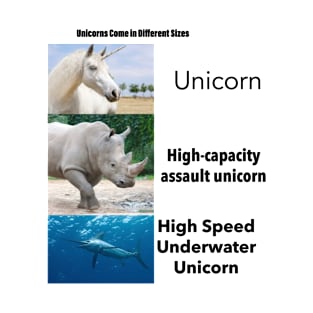 Unicorns Come in Different Sizes T-Shirt