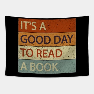 It’s a Good Day to Read a Book reading lovers and readers Tapestry