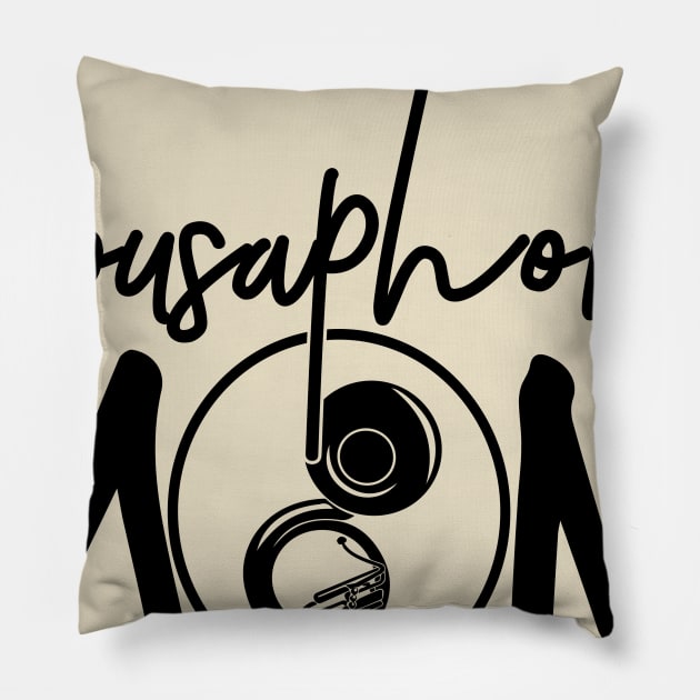 Marching Band - Funny Sousaphone Mom Gift Pillow by DnB