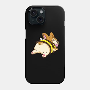 Bee Happy Corgi Phone Case