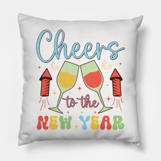 Cheers to the New Year New Year Pillow