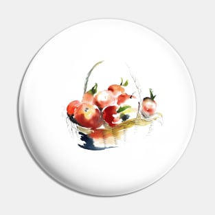 Red apples Pin