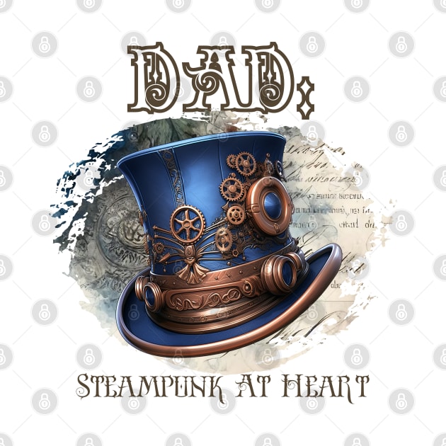 Dad: Steampunk At Heart Top Hat by Té de Chocolate