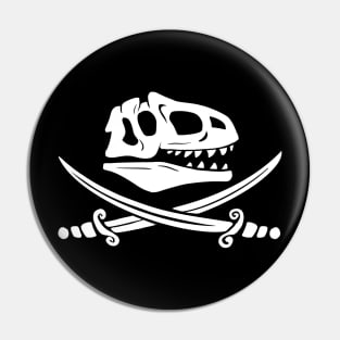 Allosaurus Jolly Roger Pin