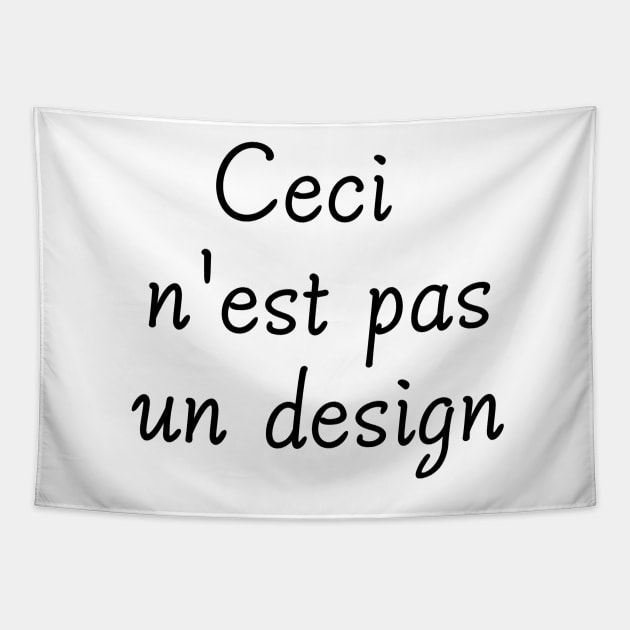 Ceci n'est pas un design Tapestry by Aleina928