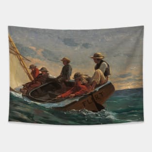 The Flirt by Winslow Homer Tapestry