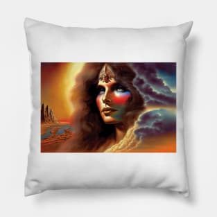 "The Dreamer's Path" 4 of 5 Pillow