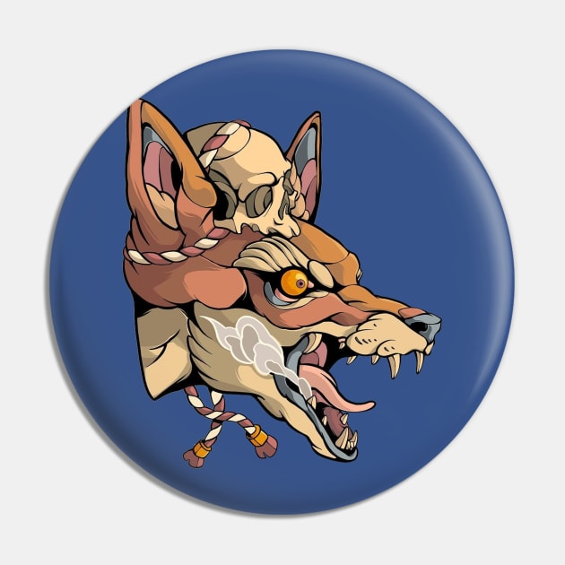 kitsune Pin by i want money