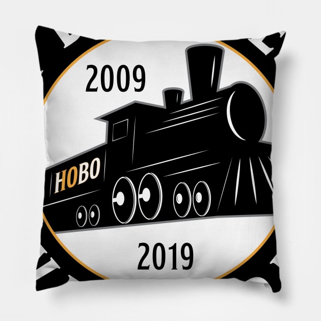 Decade of Adventure Pillow by BoxcarSuperstar