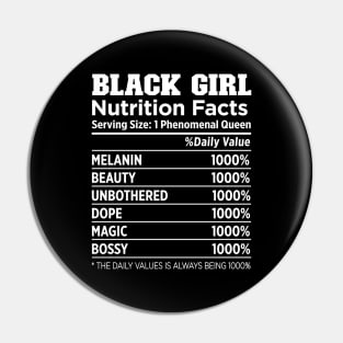Black Girl Nutrition Pin