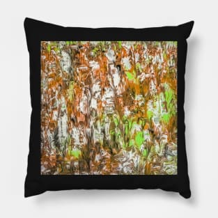 Abstract in Autumn Colors Pillow