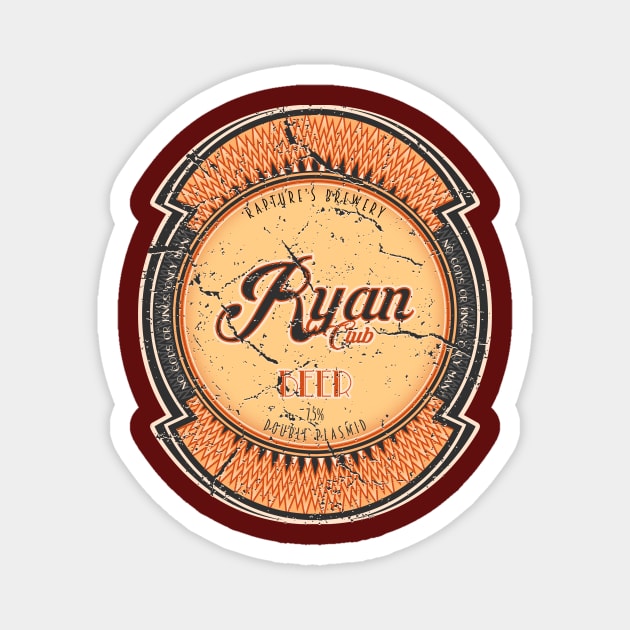 Ryan's Club Magnet by d3fstyle