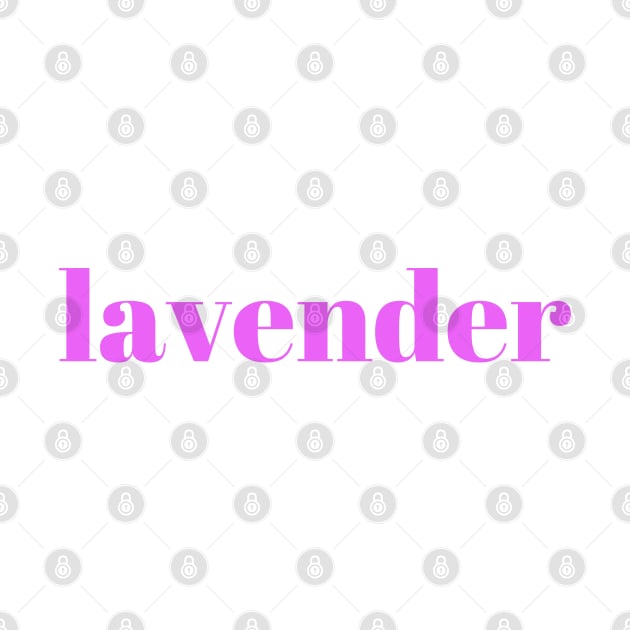 Lavender by In Beauty We Trust
