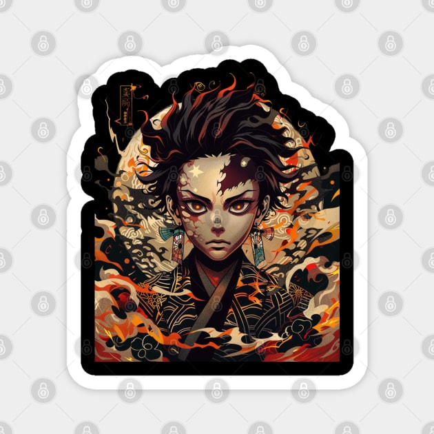 Demon Slayer Captivating Characters Magnet by Beetle Golf