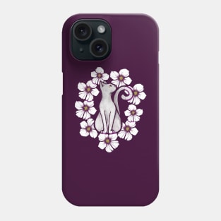 White Cat Phone Case