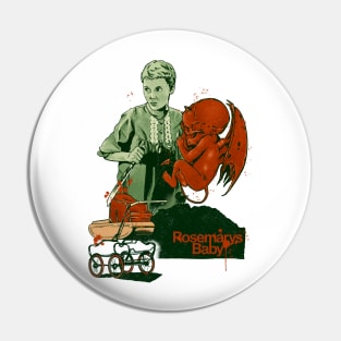 Rosemarys Baby Fanart Movie Vintage Pin