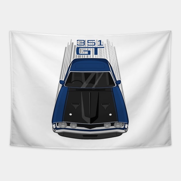 Ford Falcon XA GT 351 - Dark Blue and Black Tapestry by V8social