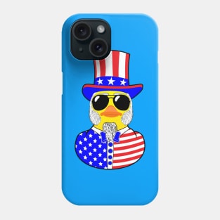 Cool Rubber duck uncle Sam Phone Case