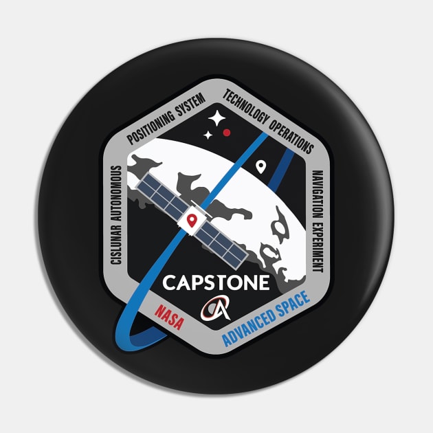 CAPSTONE Mission Patch - NASA Pin by FaelynArt