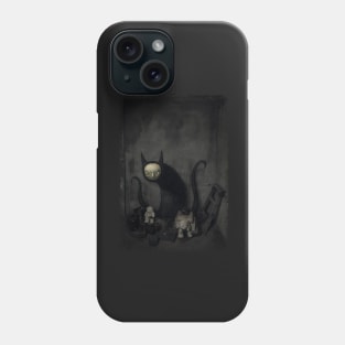 Gothic cat Phone Case