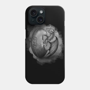 dragon black and white Phone Case