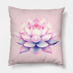 Serene Lotus Reverie Pillow