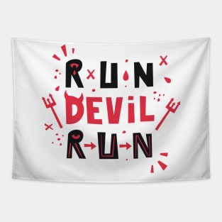 Run Devil Run Tapestry