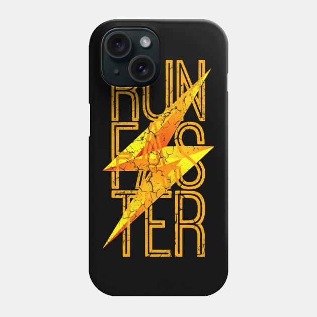 barry allen flash faster run Phone Case by SATRIA BINTANG