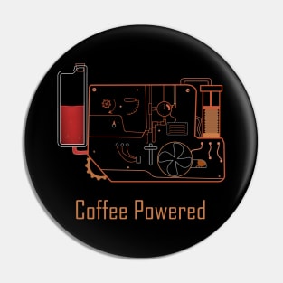 Coffee powered Pin