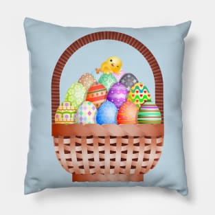 Basket Chick Pillow