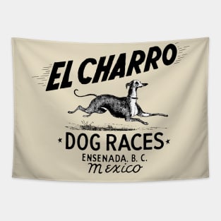 Vintage Mexico Dog Races Tapestry