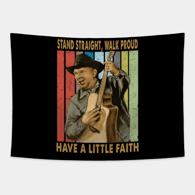 Vintage Garth Tees Brooks Funny Music Stand Straight