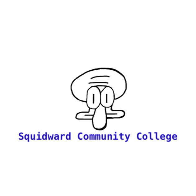 Squidward Community College - Squidward - T-Shirt