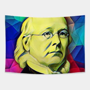 Horace Greeley Colourful Portrait | Horace Greeley Artwork 6 Tapestry