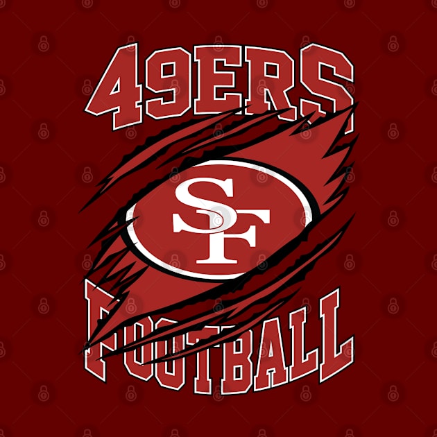 San Francisco 49ers Football by Cemploex_Art