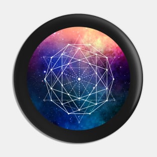 SACRED GEOMETRY - COSMIC DECAGON, FOR INTELLIGENT, SCIENCE-MINDED INDIVIDUALS LIKE YOURSELF Pin