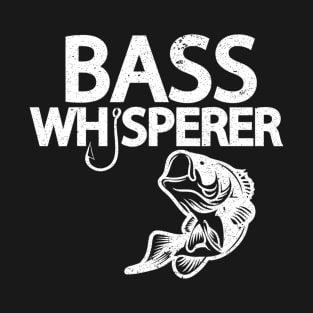 Bass Whisperer   Funny Fisherman  Ee T-Shirt