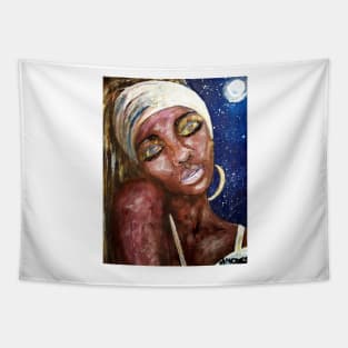 Moon caress Tapestry