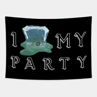 I Love My Party Tapestry