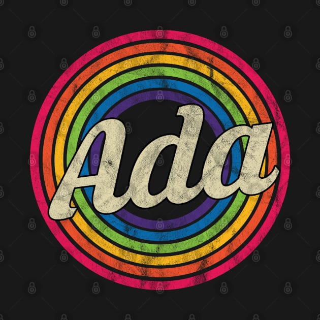 Ada - Retro Rainbow Faded-Style by MaydenArt