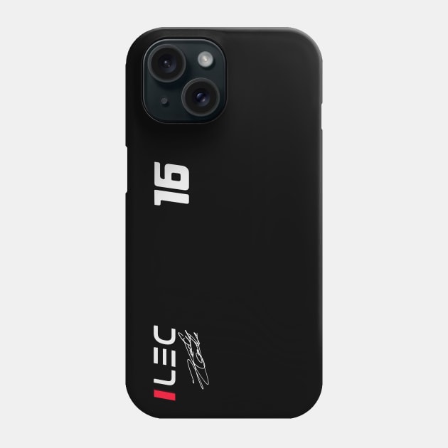 Charles Leclerc 16 - F1 2023 Phone Case by F1  Studio7