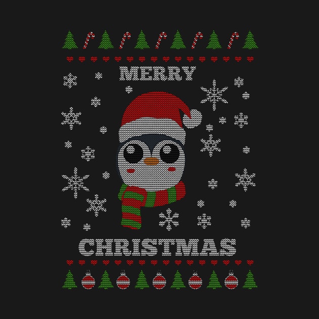 Penguin Ugly Christmas Sweater by Declin