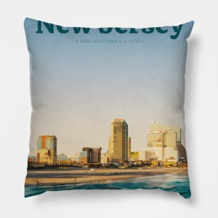 Visit New Jersey Pillow