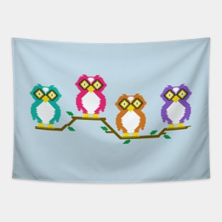 Kilim owl print Tapestry