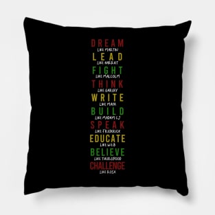 Black History Month Pillow